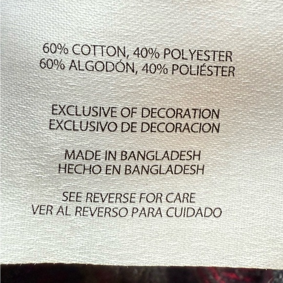 Orvis Big Bear Heavyweight Flannel Shirt XL – Red/Gray Plaid - Picture 3 of 7